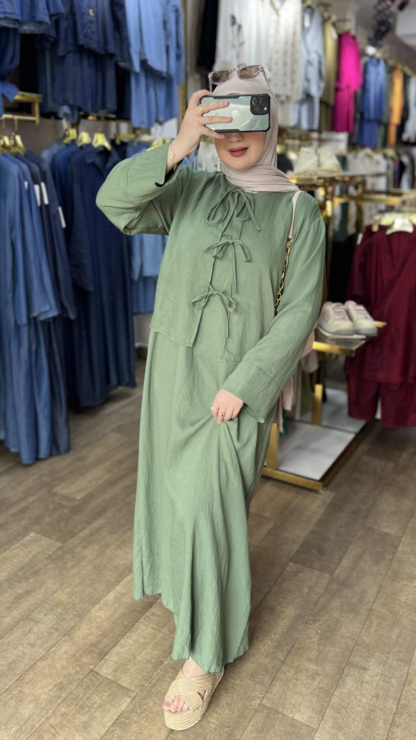 Robe Duo noeud Hijab