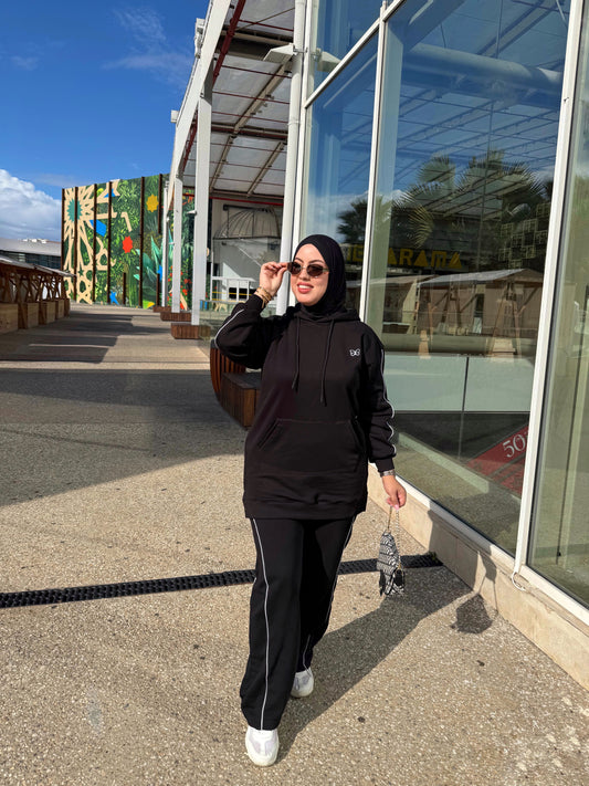 Ensemble Noir Papillon