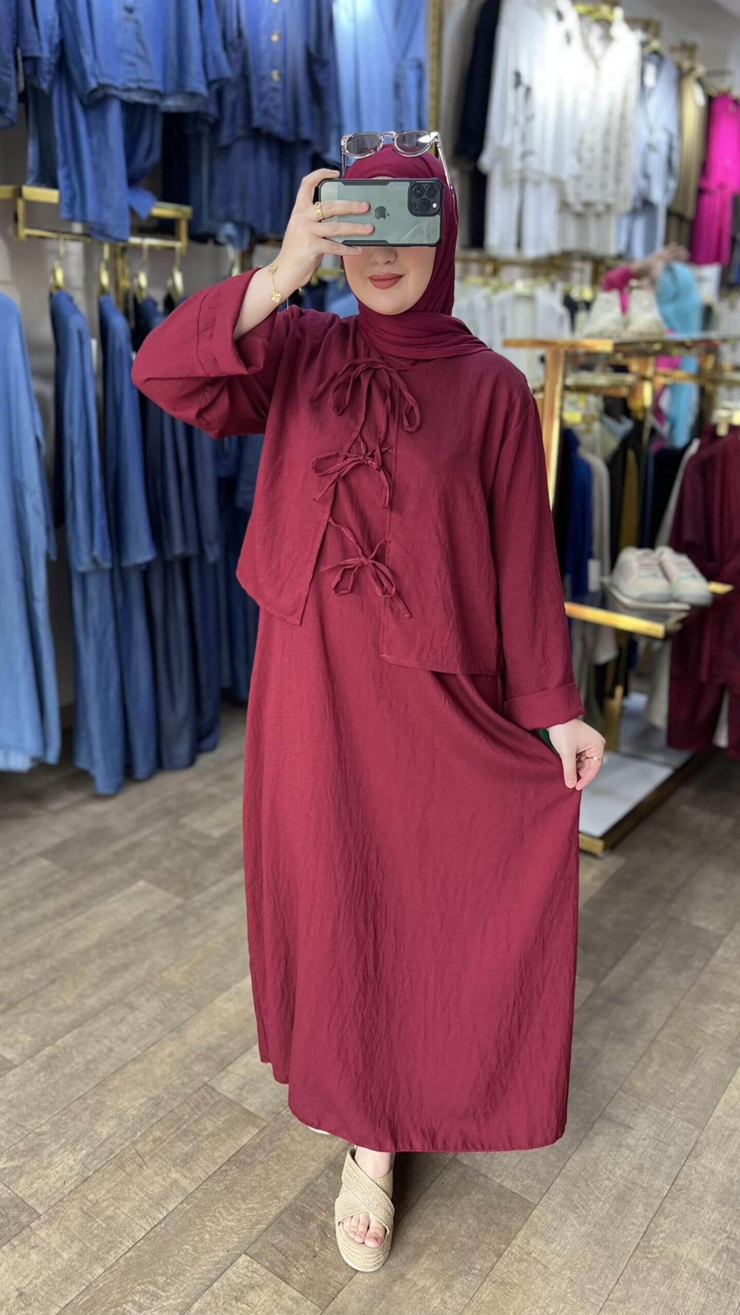 Robe Duo noeud Hijab