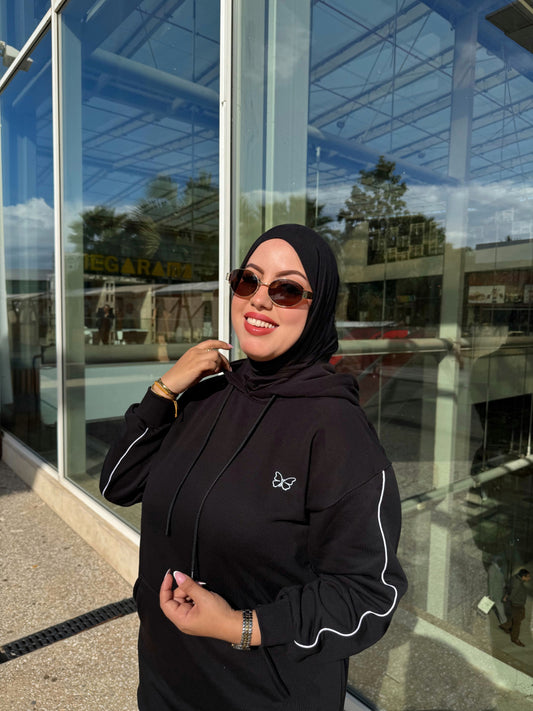 Ensemble Noir Papillon