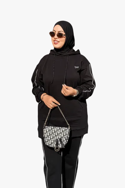 Ensemble Noir Papillon